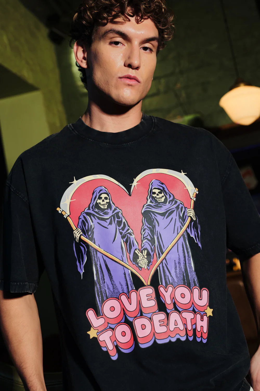Love You To Death Oversized T-Shirt - Image 4