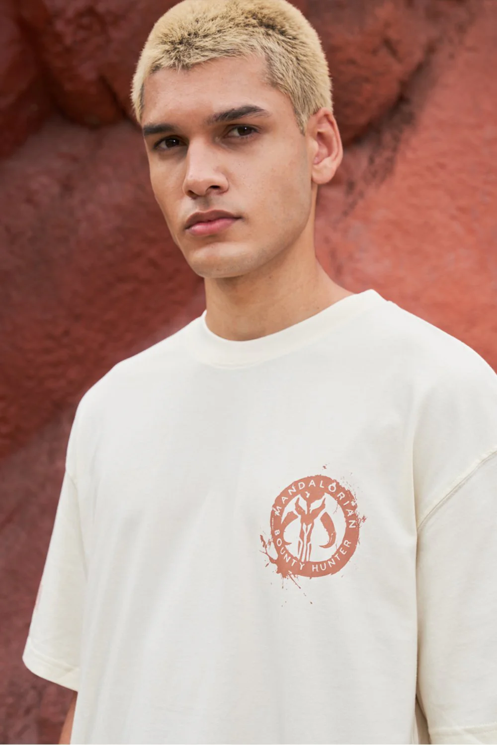 Mandalorian Off White Oversized T-shirt - Image 4