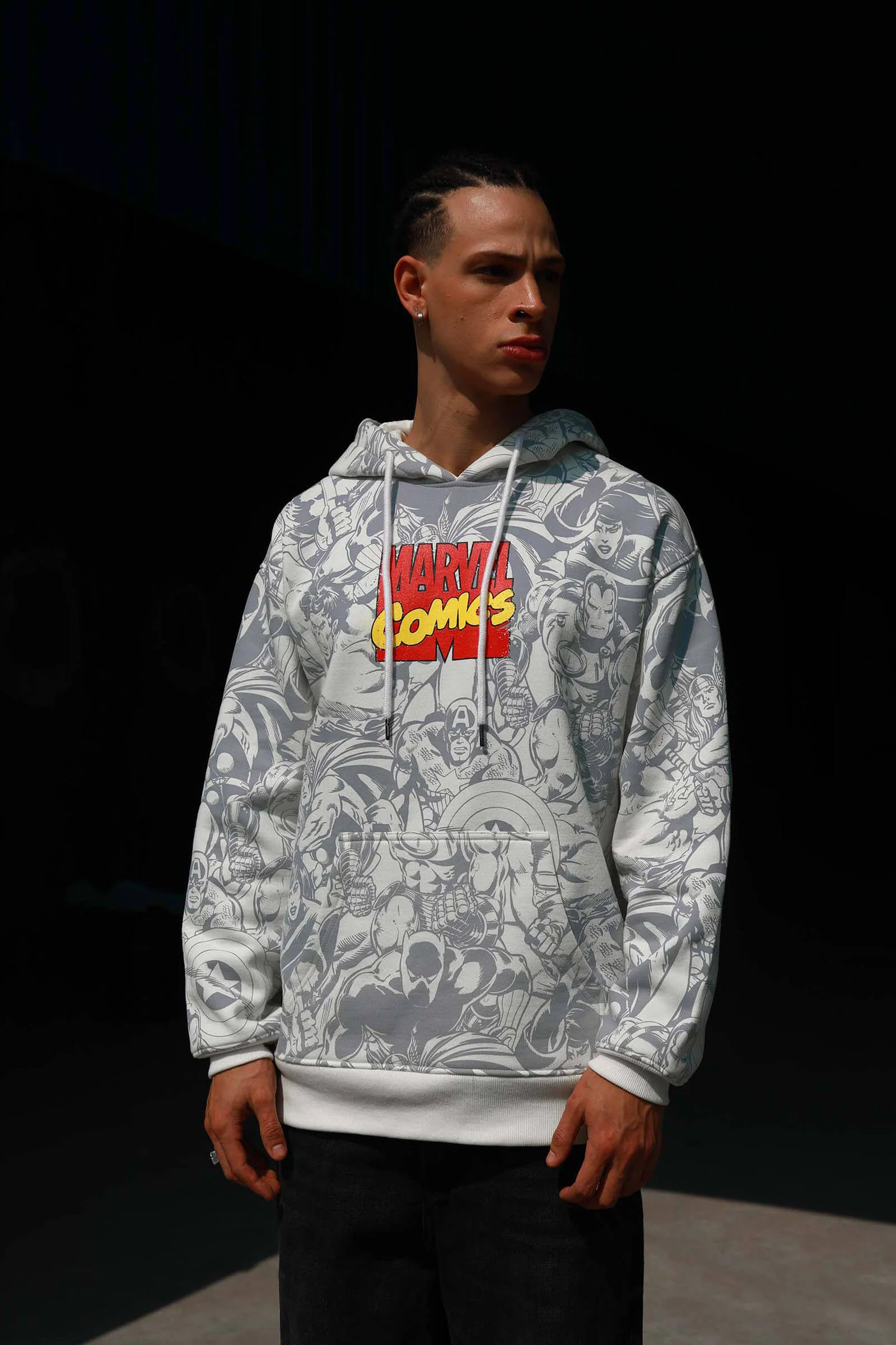 Marvel Solar Active Oversized Heavyweight Hoodie(Fleece) - Image 3