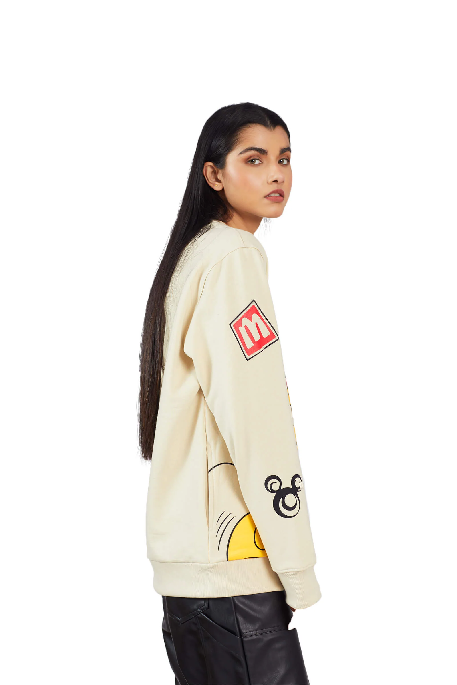 Mickey & Pluto Oversized Sweatshirt - Image 4