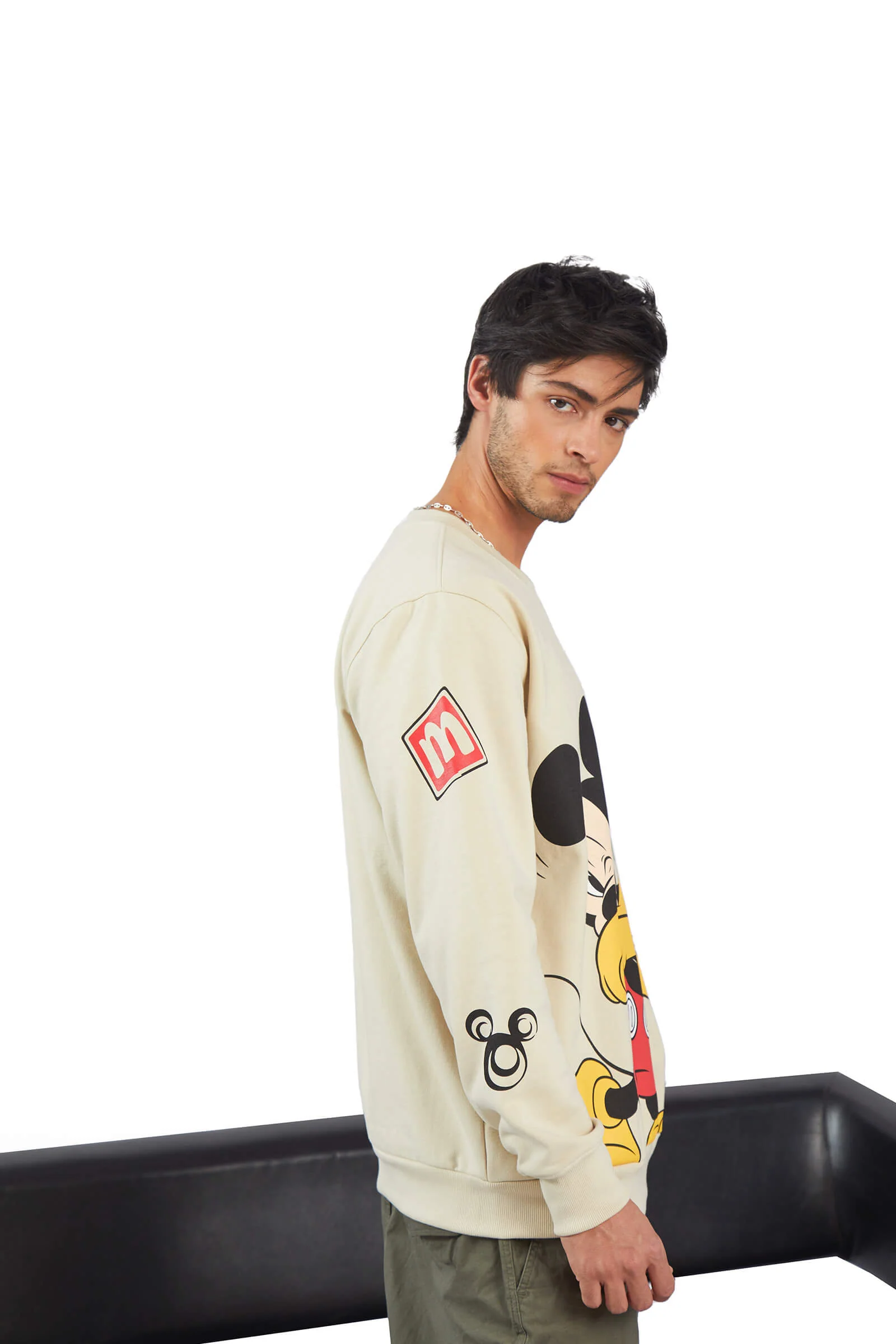 Mickey & Pluto Oversized Sweatshirt - Image 5