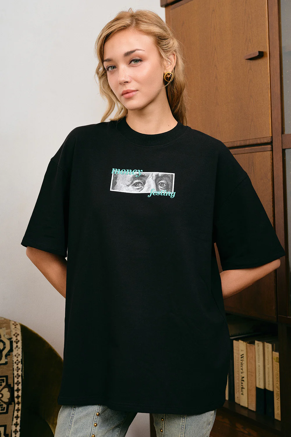 Money Festing Oversized T-Shirt - Image 2