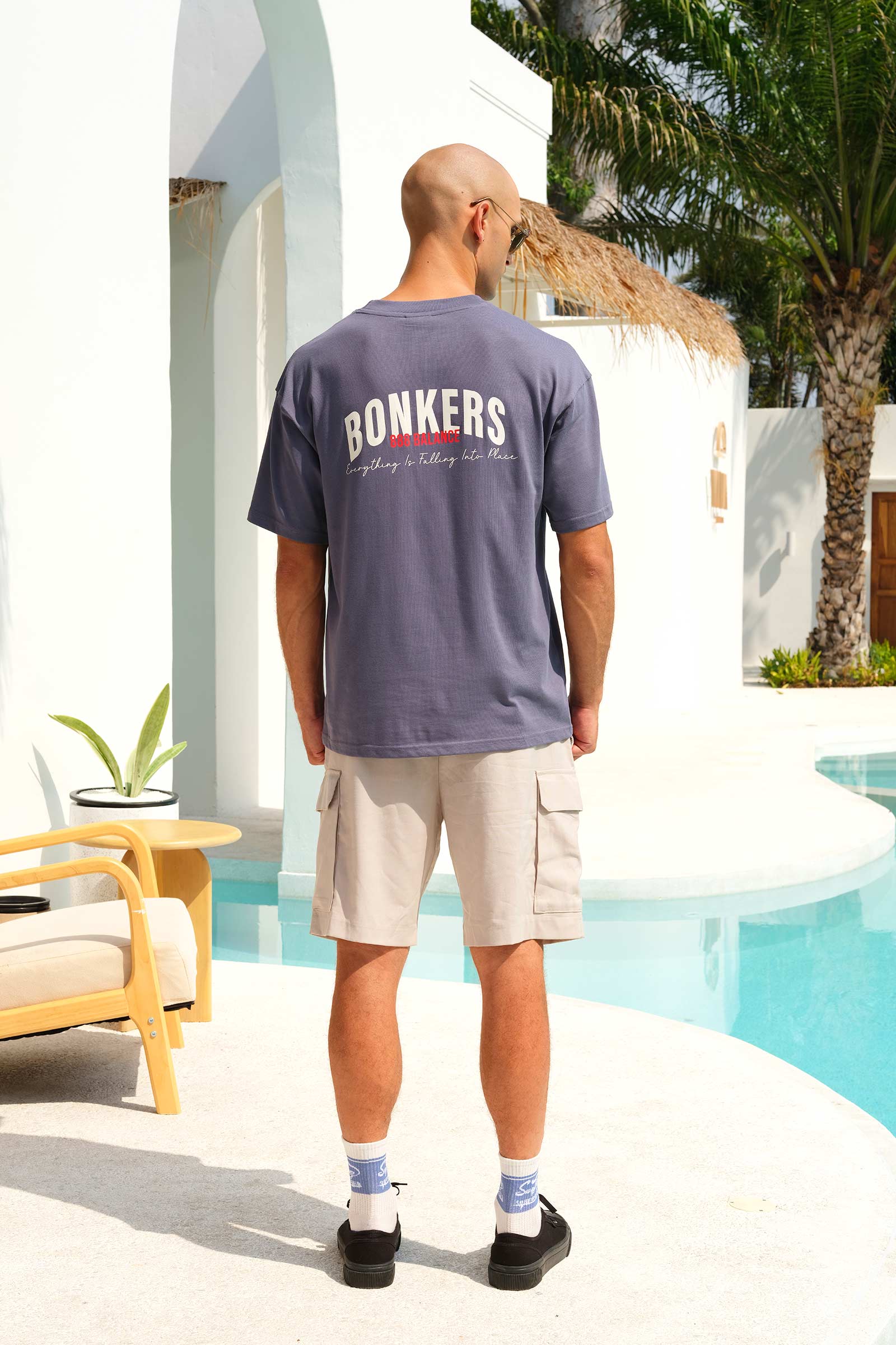 Moonlight Blue 100% Supima Cotton Oversized T-shirt - Image 9