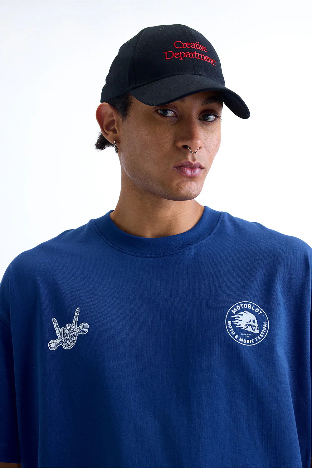 Moto Guys Rule Oversized T-shirt - Image 3