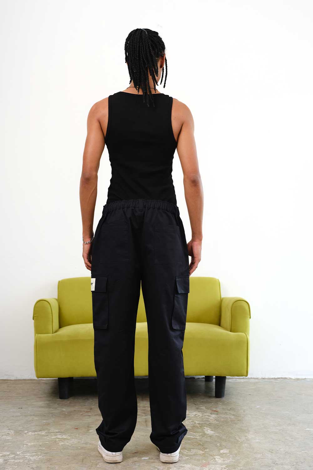 Navy Blue Cargo With Utility Pockets - Image 8