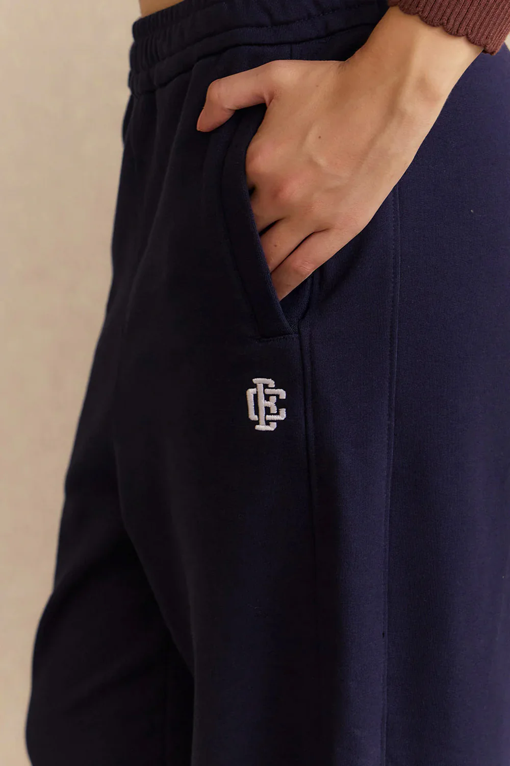 Navy Blue Essential Joggers - Image 3