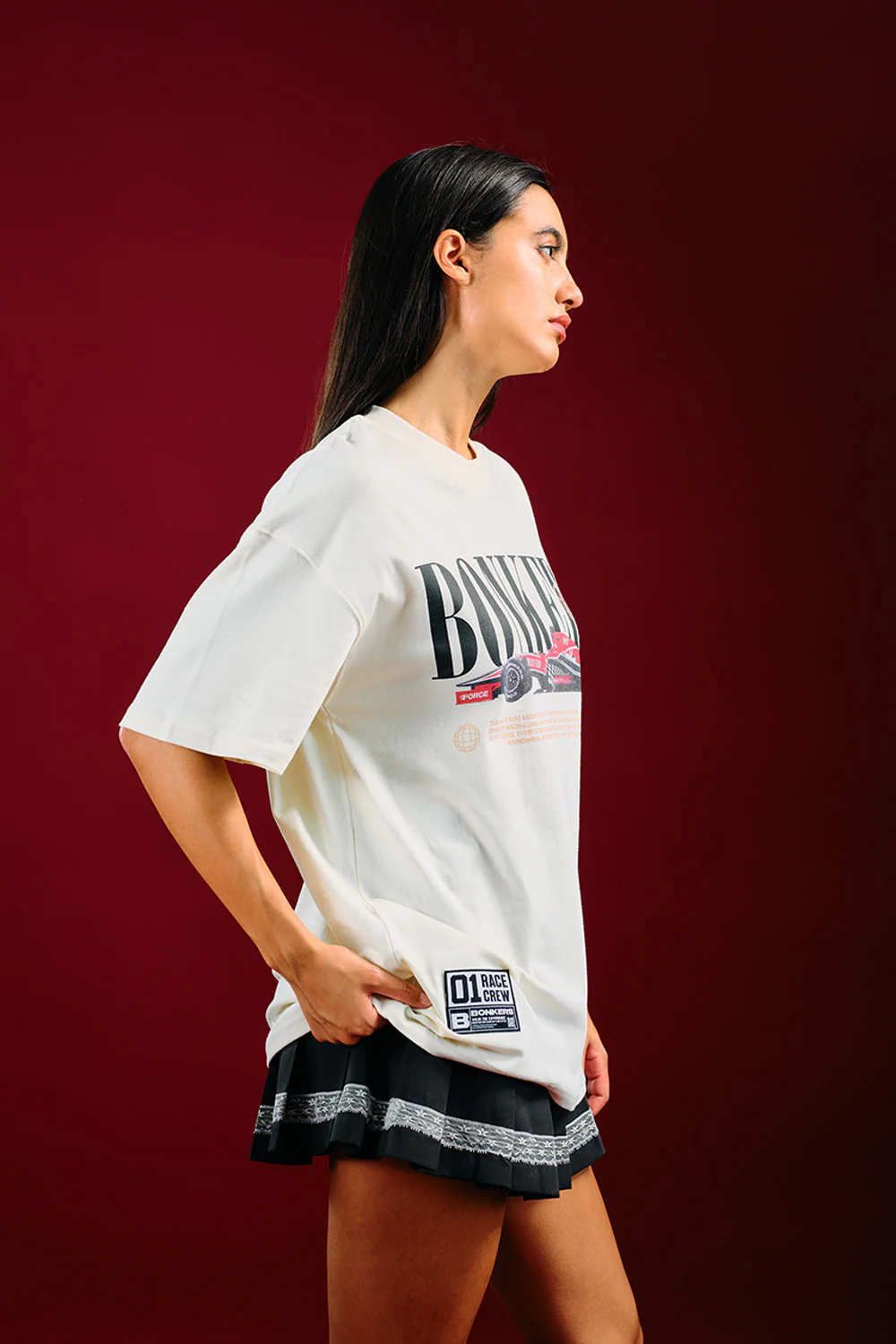 Need for Speed White Oversized T-shirt - Image 5