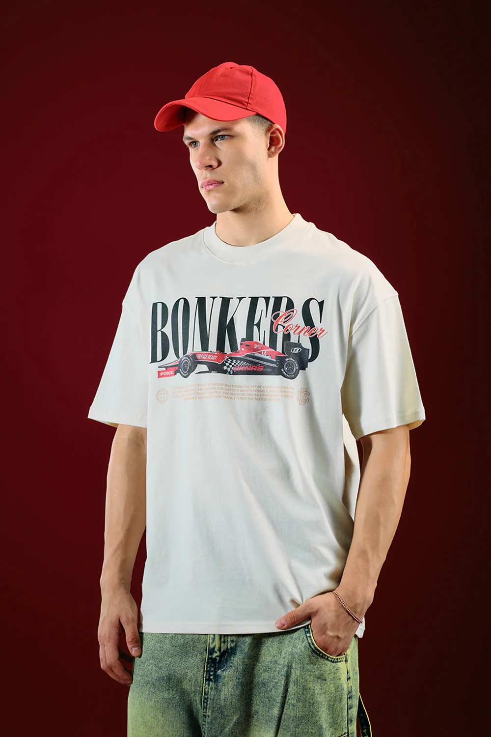 Need for Speed White Oversized T-shirt - Image 4