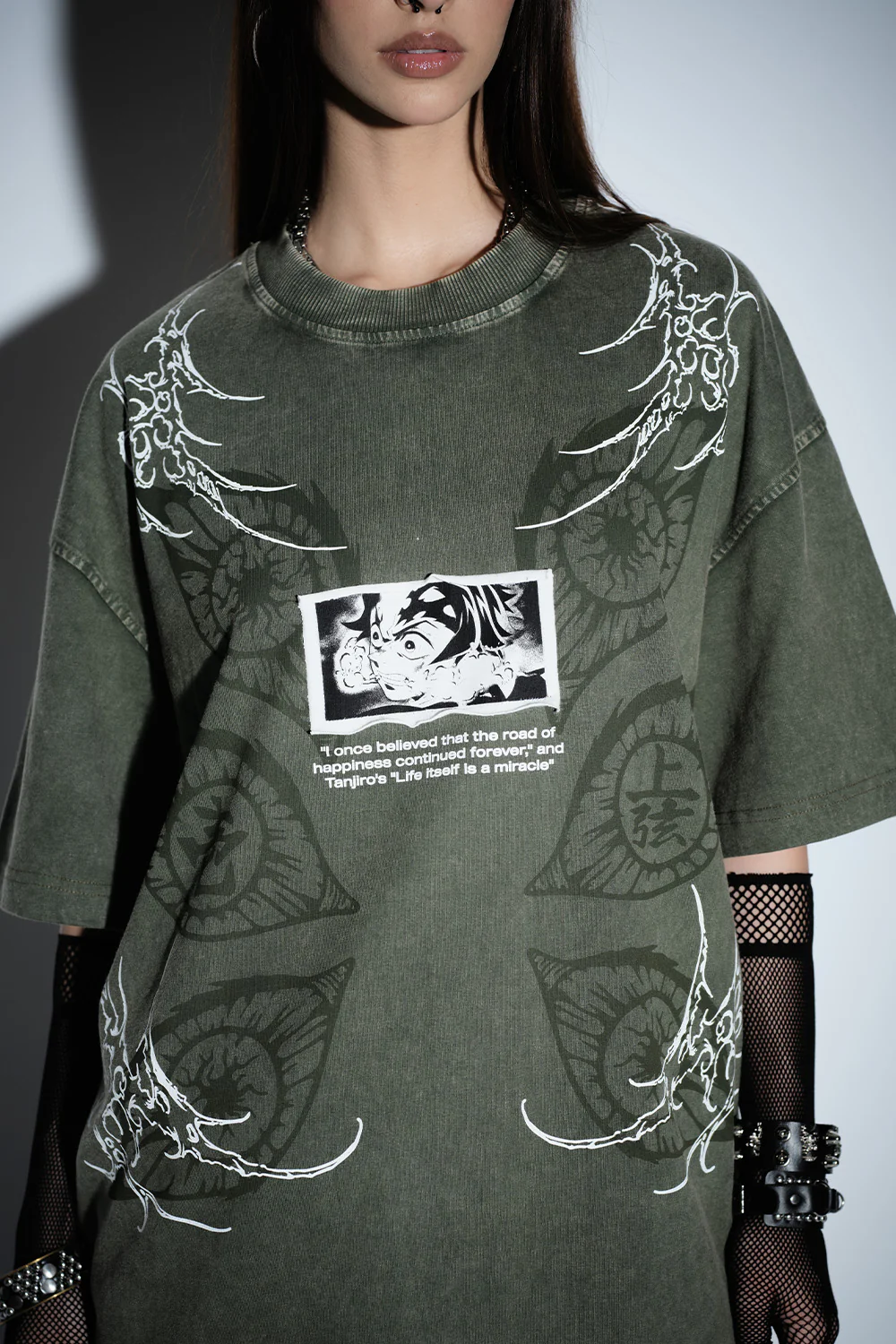 Nezuko's Curse Oversized T-shirt - Image 3