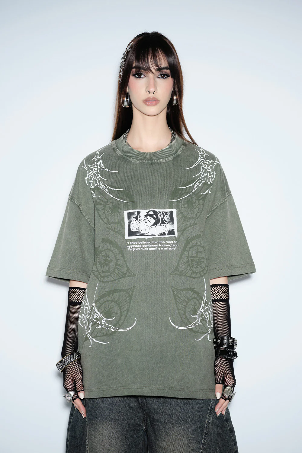 Nezuko's Curse Oversized T-shirt - Image 4