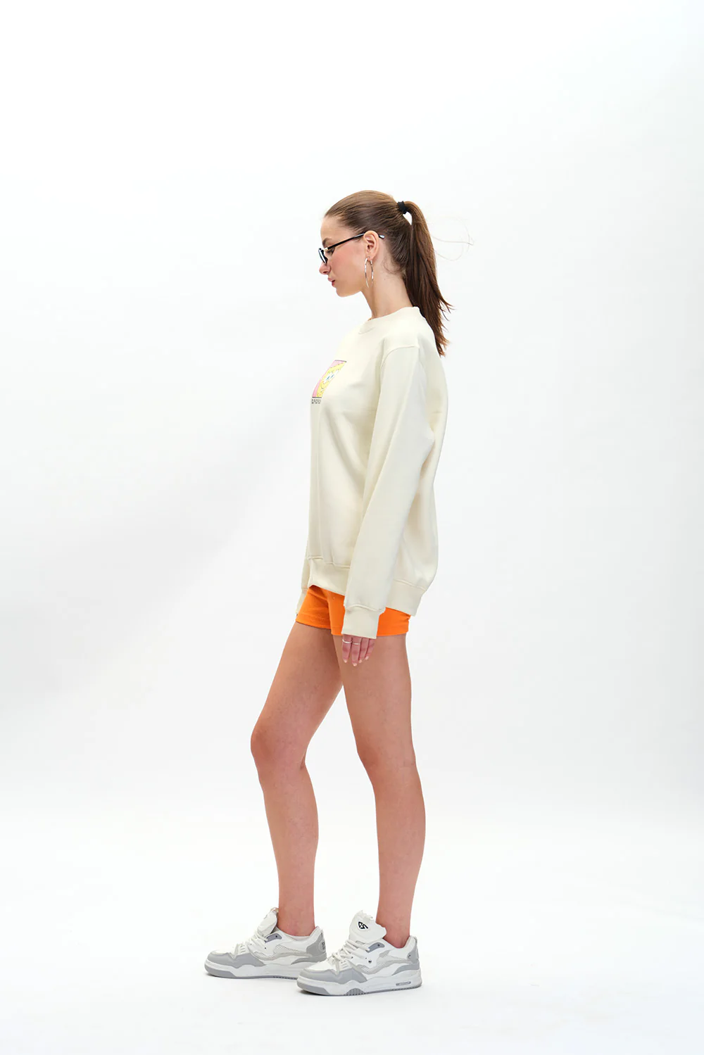 Off White SpongeBob Sweatshirt - Image 5