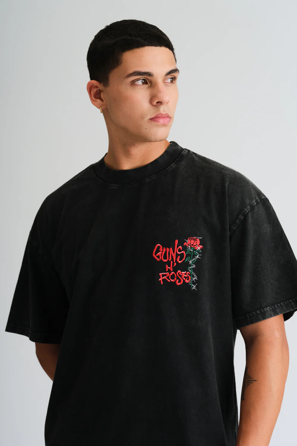 Official Guns N Roses Faded Oversized T-shirt - Image 2