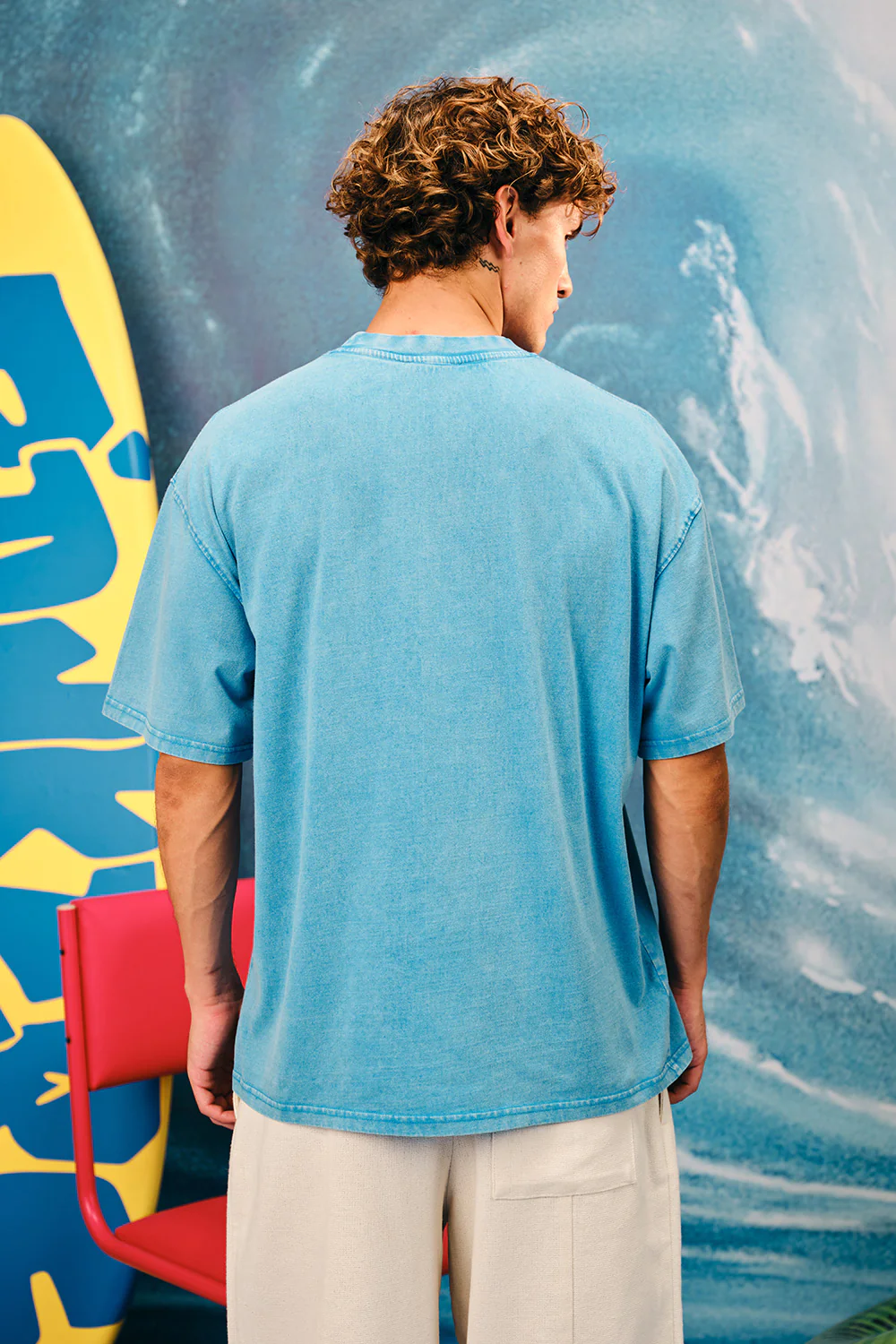 Old School Stitch Oversized T-Shirt - Image 9