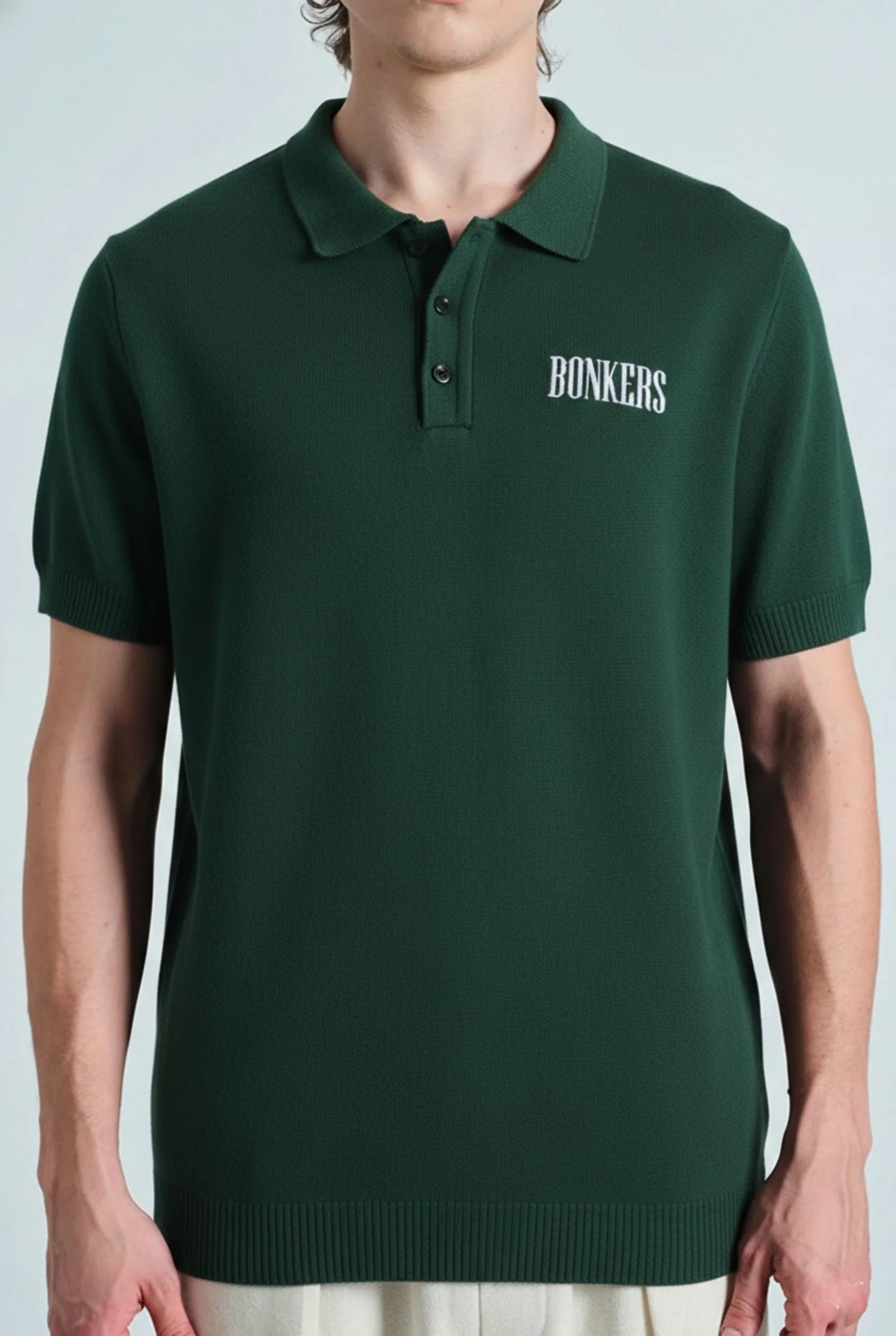 Olive Signature Knit Polo - Image 3