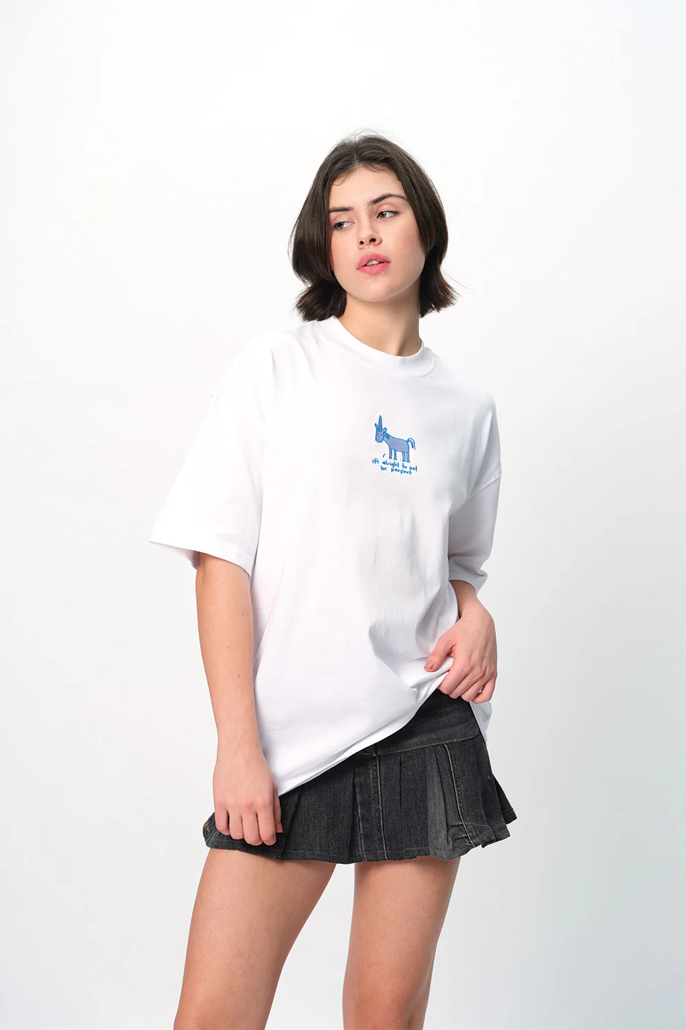 Perfect Is Boring Oversized T-shirt