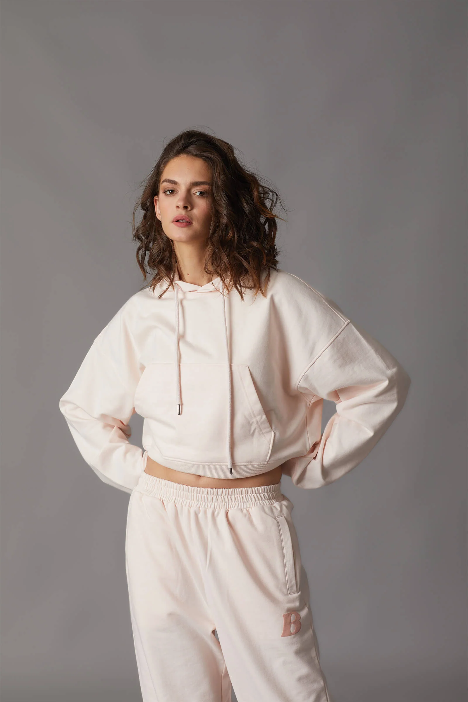 Pink Crop Hoodie - Image 6