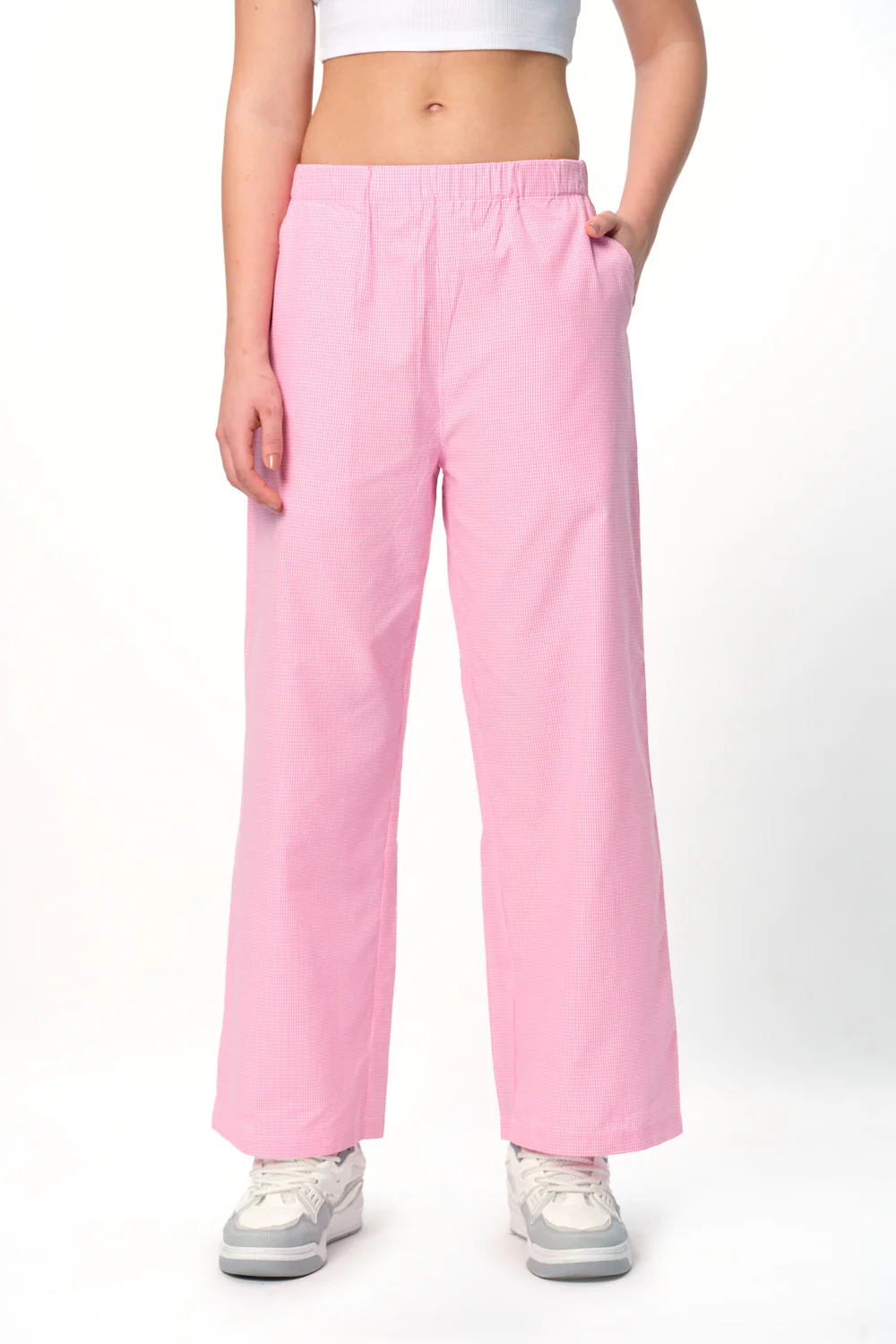 Pink Small Checkered Pants - Image 7