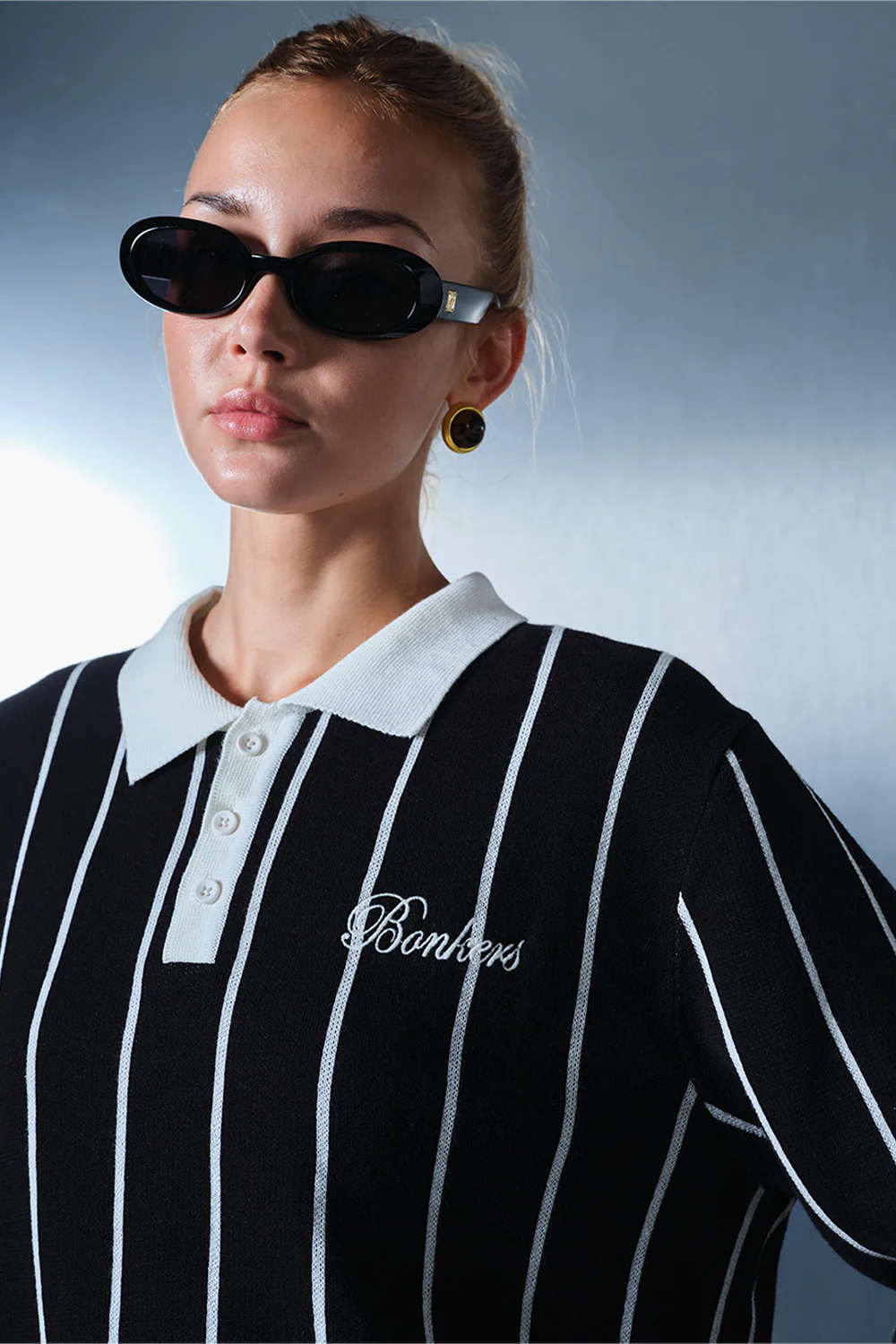 Pitch Black Full Sleeve Polo - Image 5