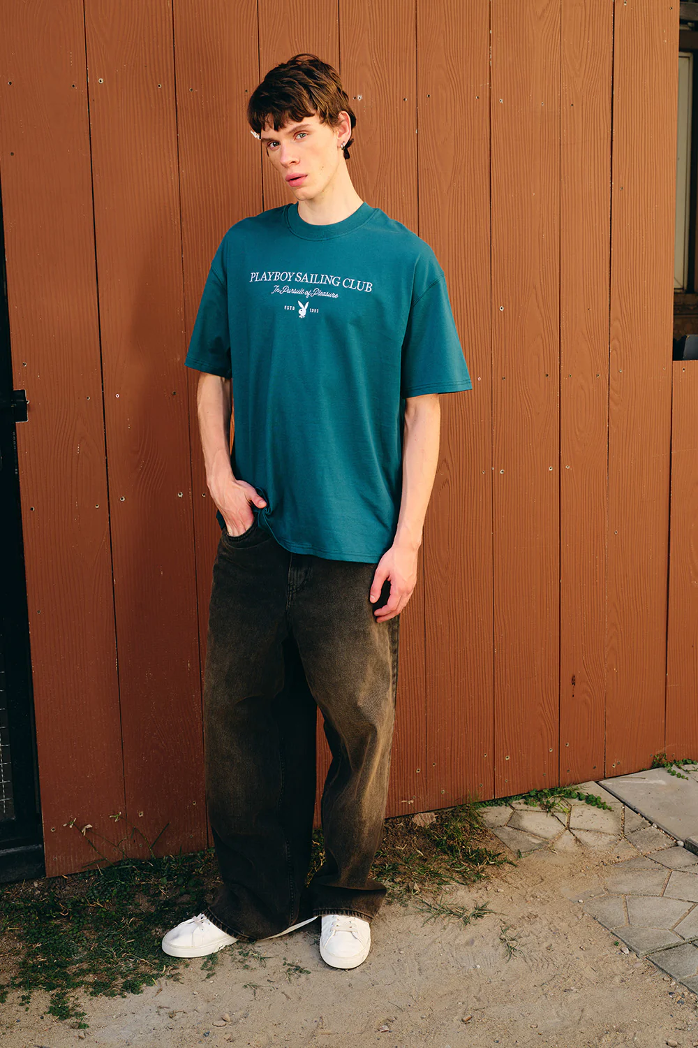 Playboy In Pursuit Oversized T-shirt - Image 2