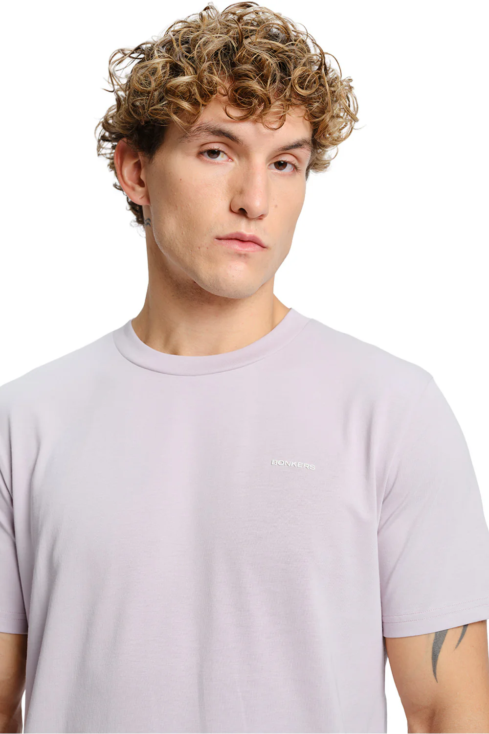 Powder Lilac Supima Regular Fit T-shirt - Image 6