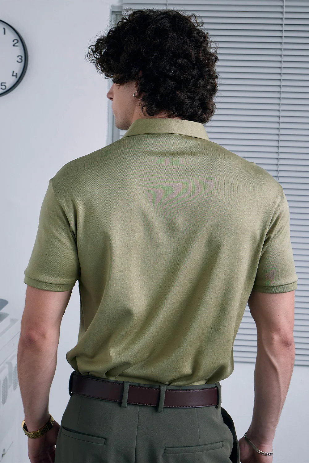 Premium Essential Olive Polo - Image 7