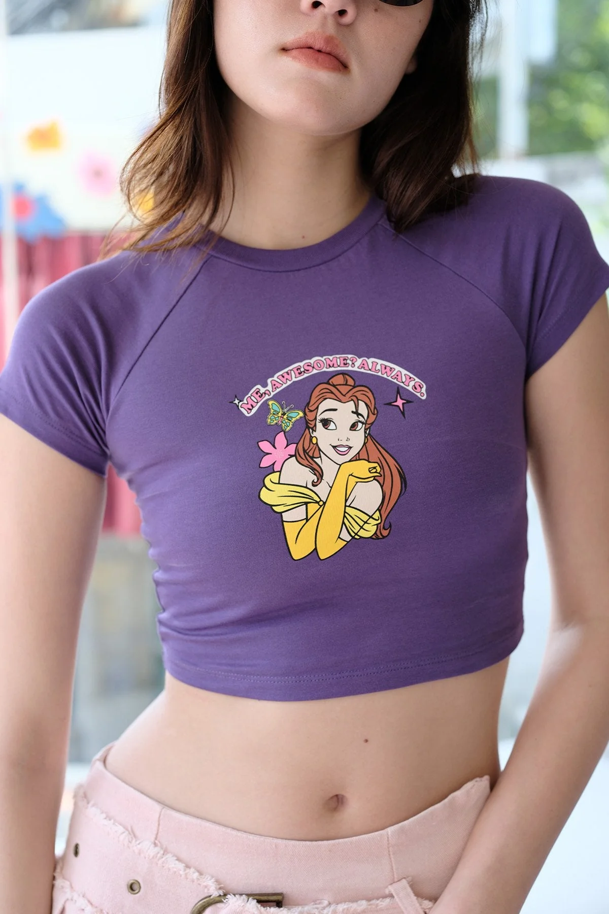 Princess Belle Baby Tee - Image 4