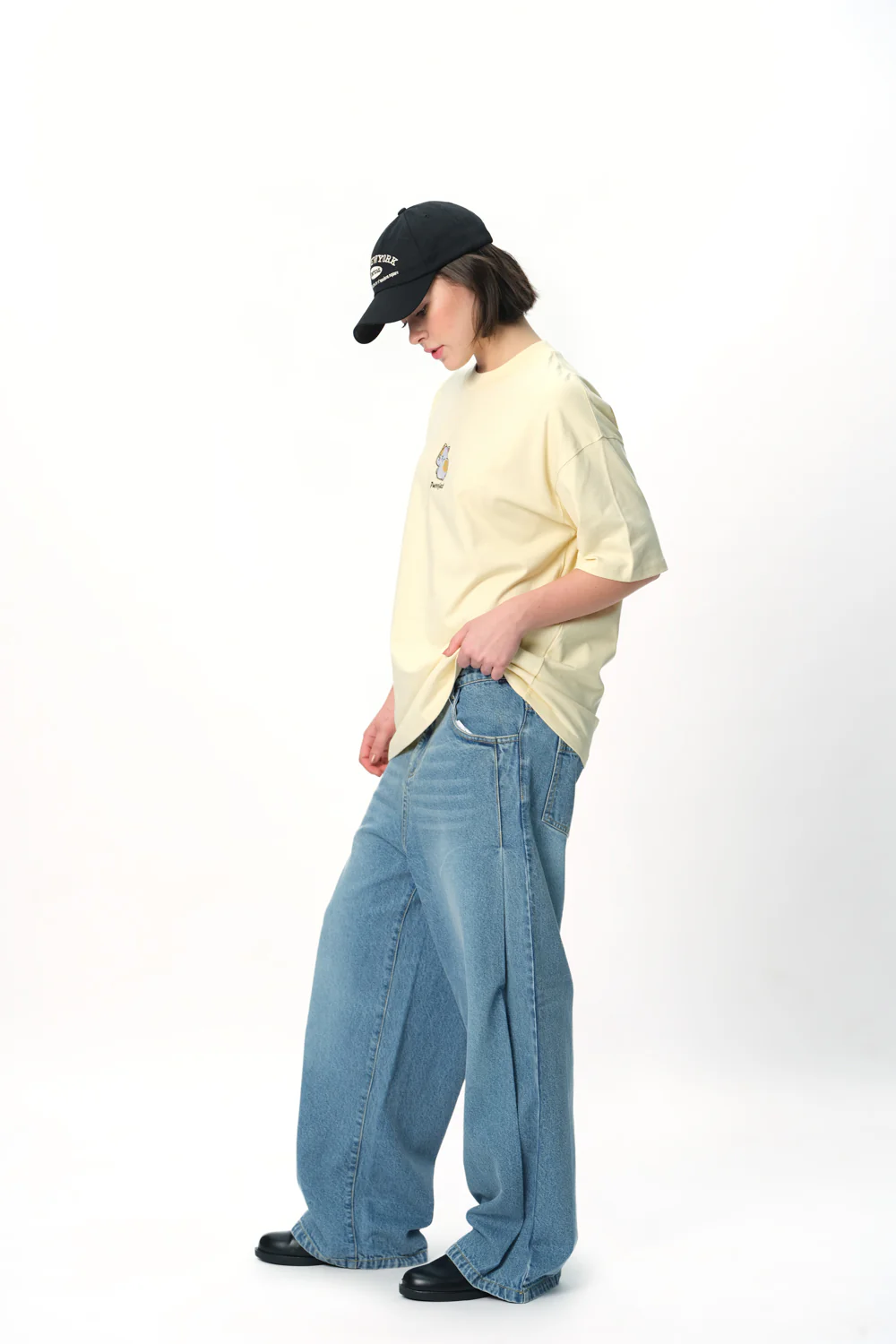 Purrfect Embroidered Premium Oversized T-shirt - Image 5
