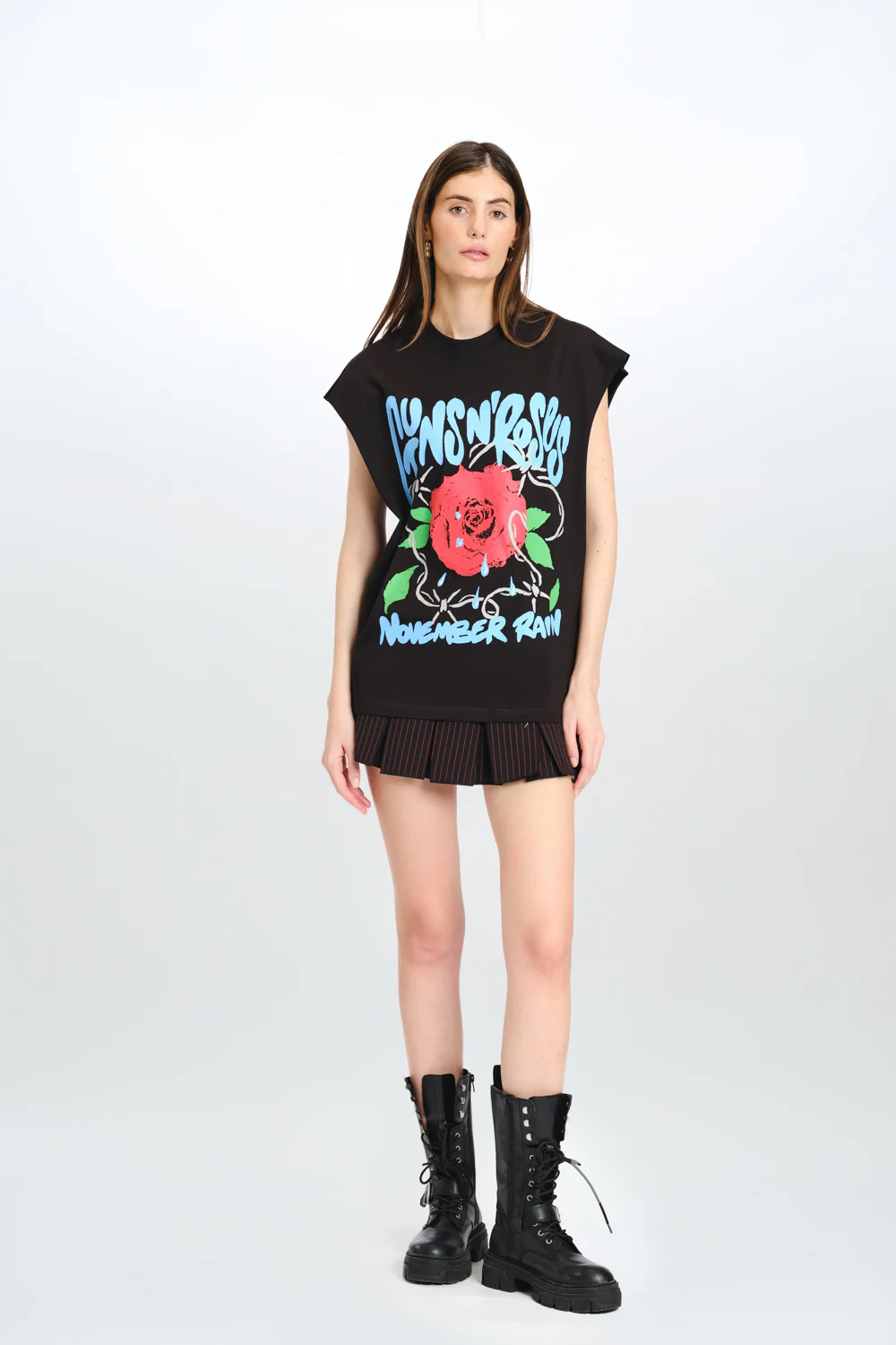 Rain & Roses Oversized Tank - Image 3