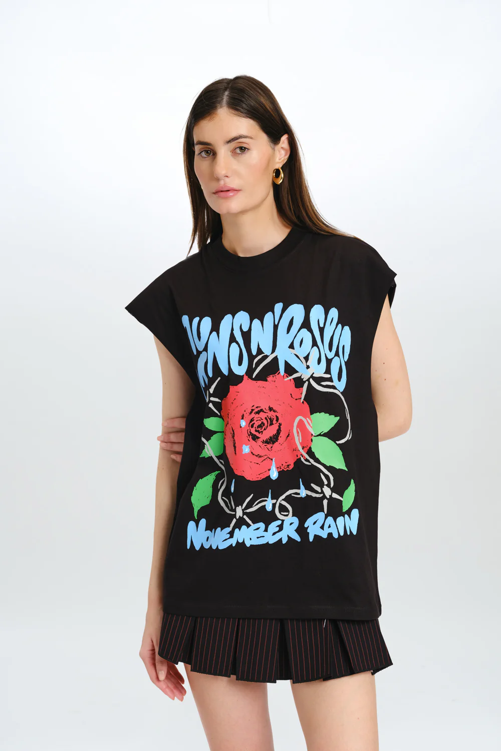 Rain & Roses Oversized Tank - Image 4