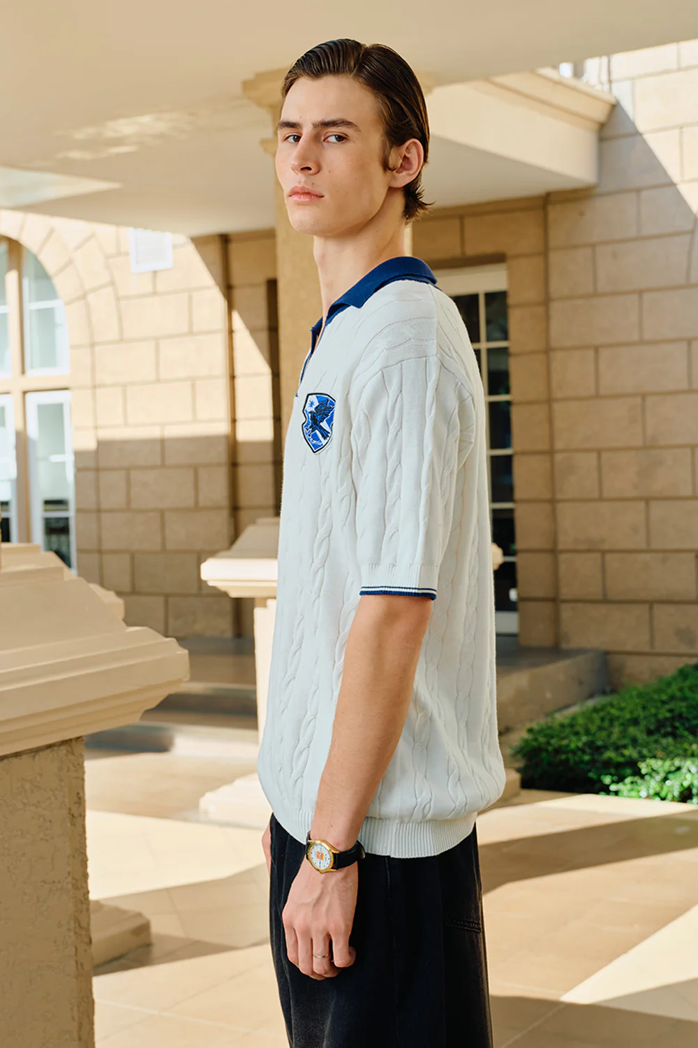 Ravenclaw Legacy Cable Knit Polo - Image 6