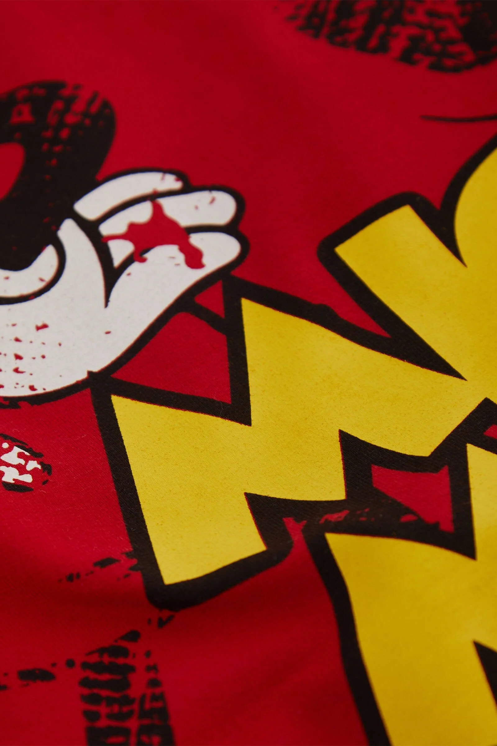 Red Mickey Mouse Oversized Sweatshirt - Image 7