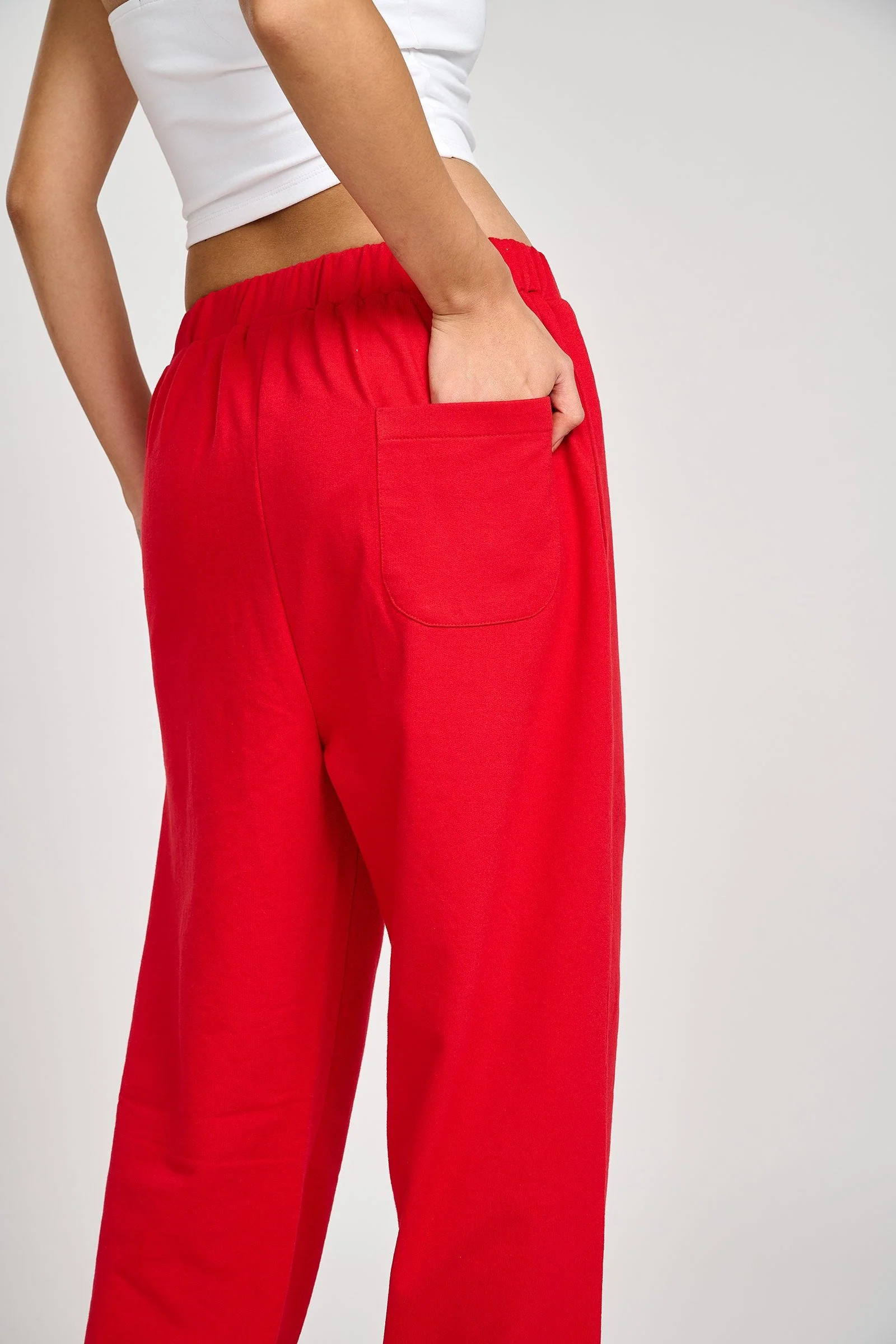 Red Self Love Joggers - Image 4