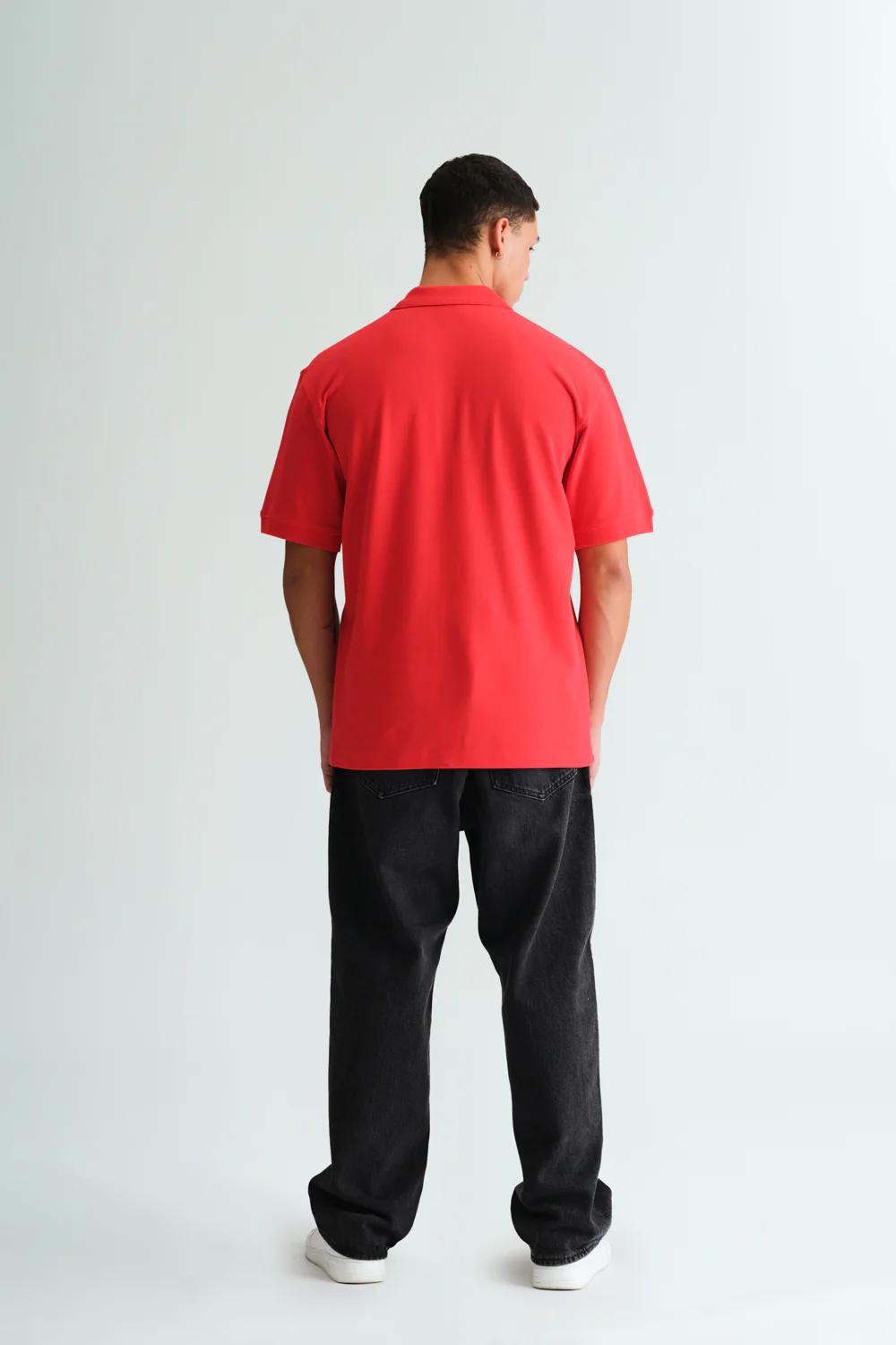 Red Signature Jacquard Collar Premium Polo - Image 10