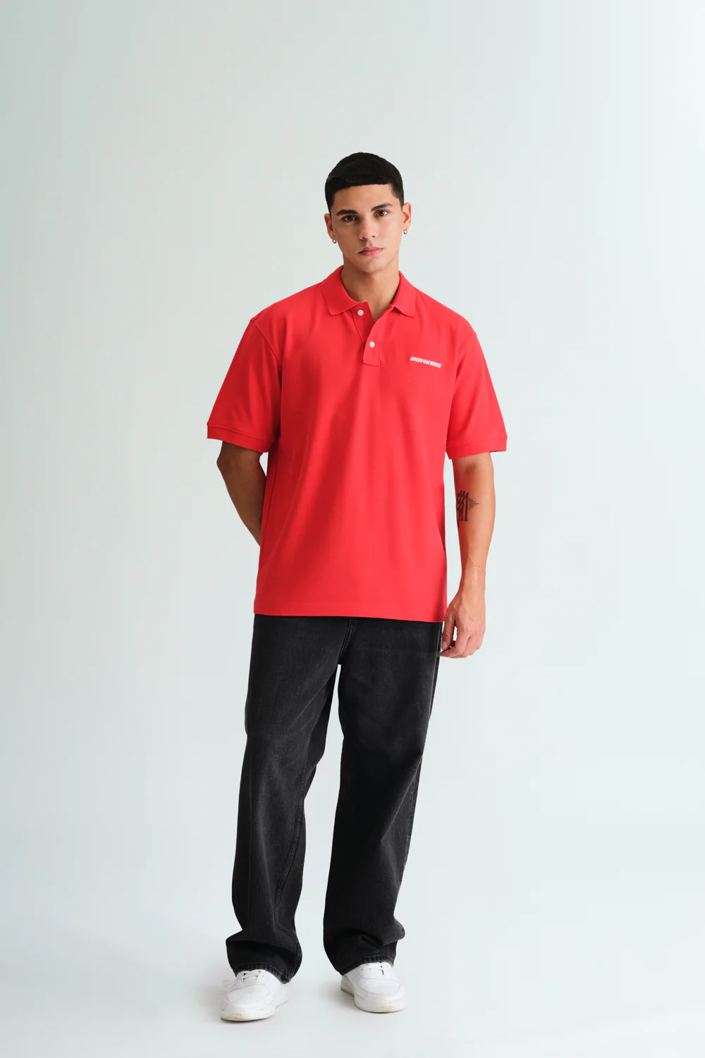 Red Signature Jacquard Collar Premium Polo - Image 2