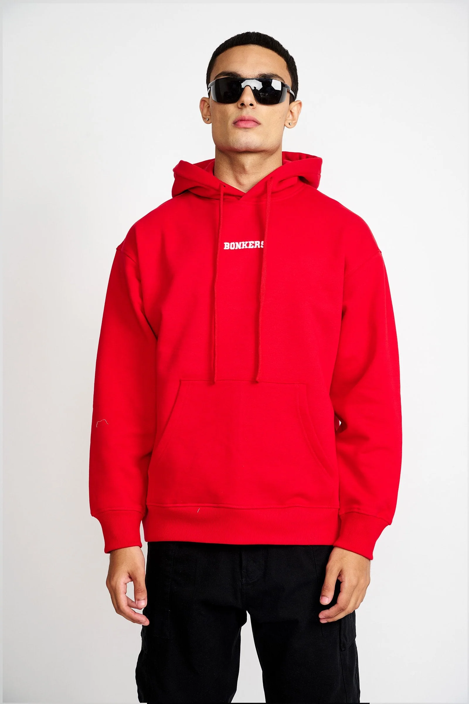 Red Signature Oversized Heavyweight Hoodie (Fleece) - Image 5