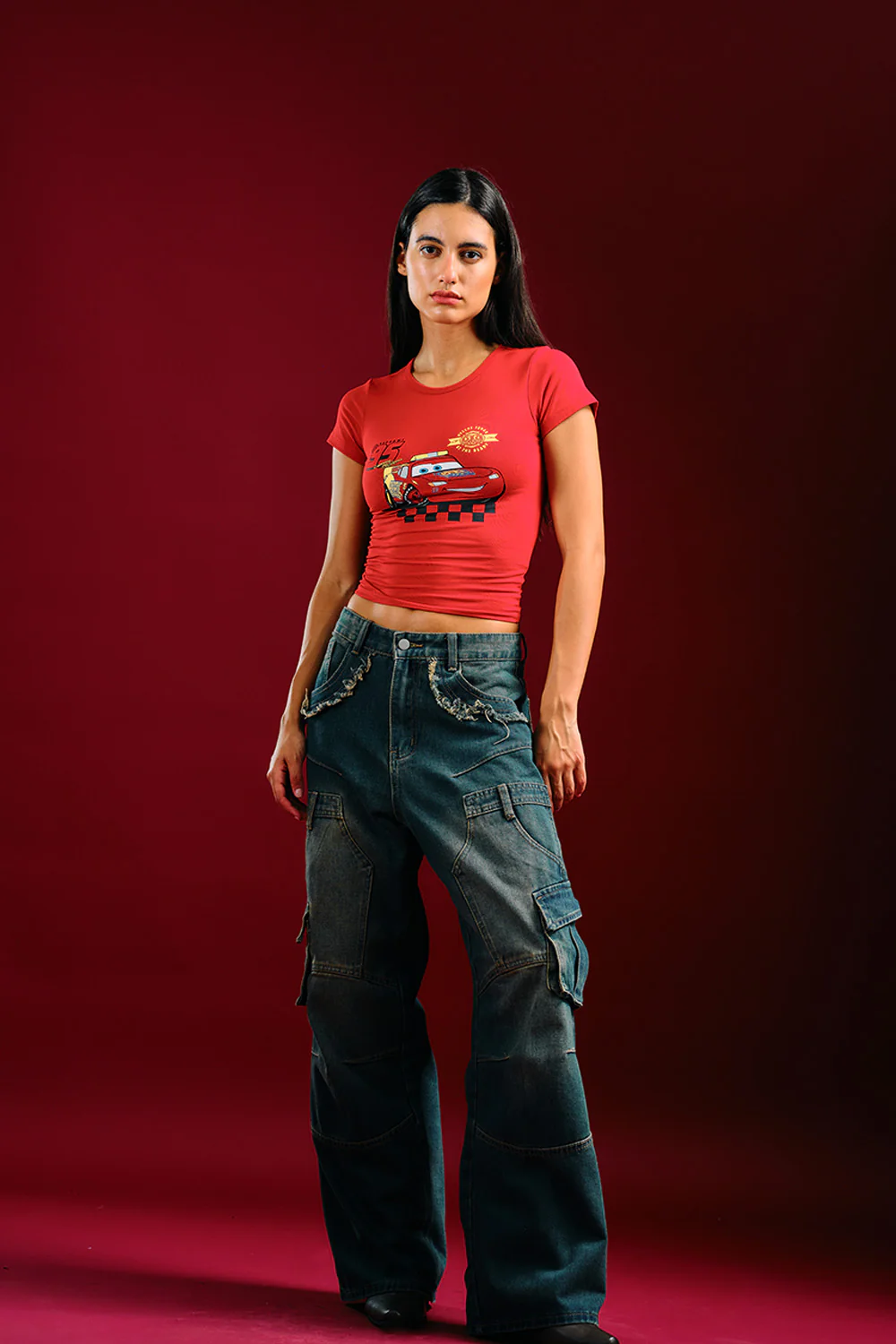 Route 66 Baby Tee - Image 2