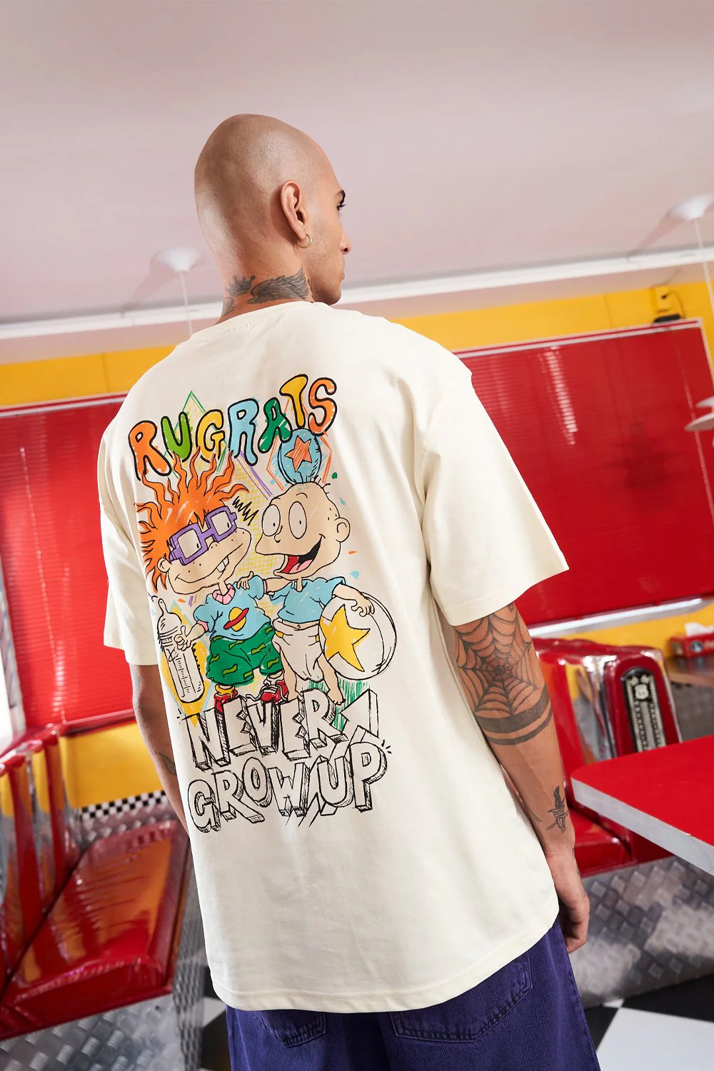 Rugrats - Never Grow Up Oversized T-Shirt - Image 2