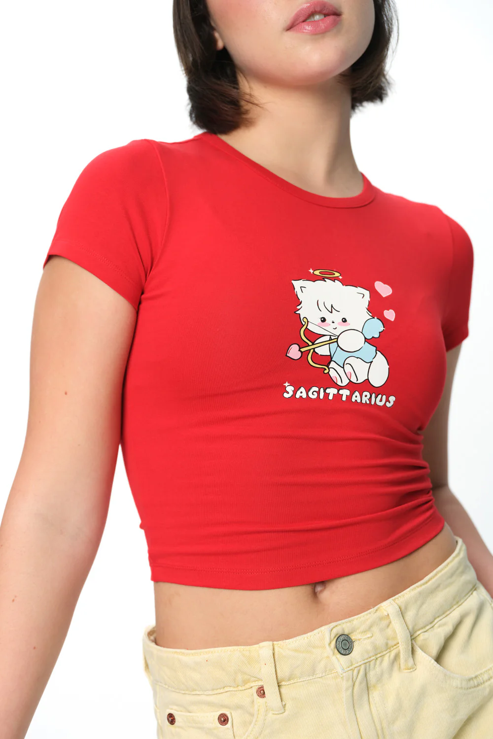 Sagittarius Soar Long Length Baby Tee - Image 2