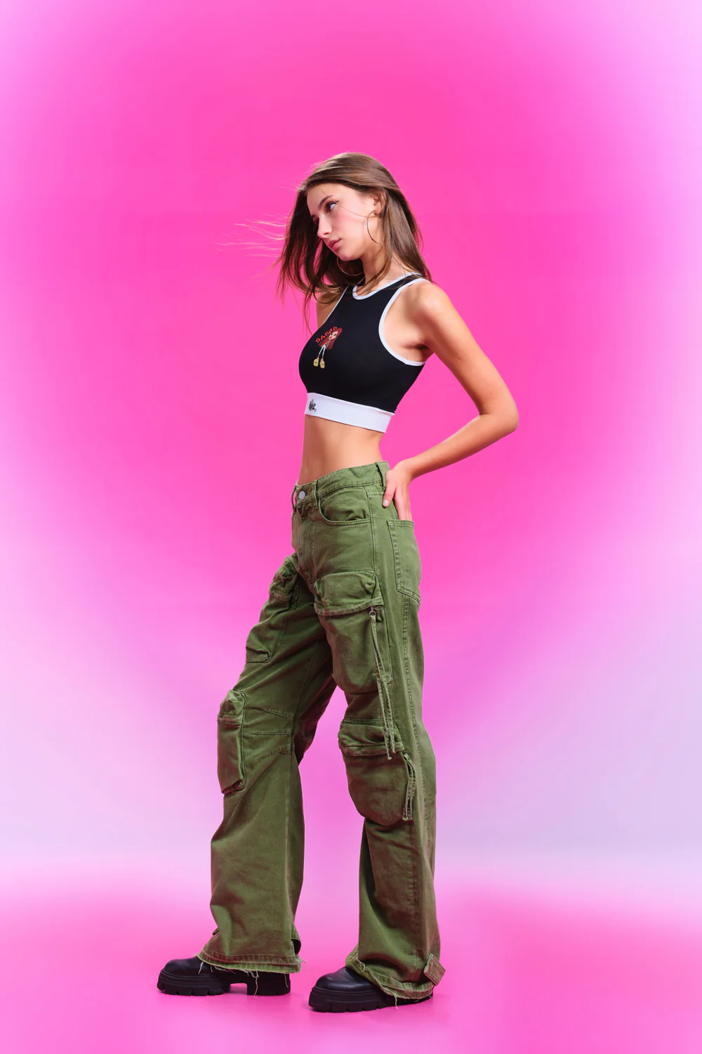 Sasha Crop Sports Tank - Image 10