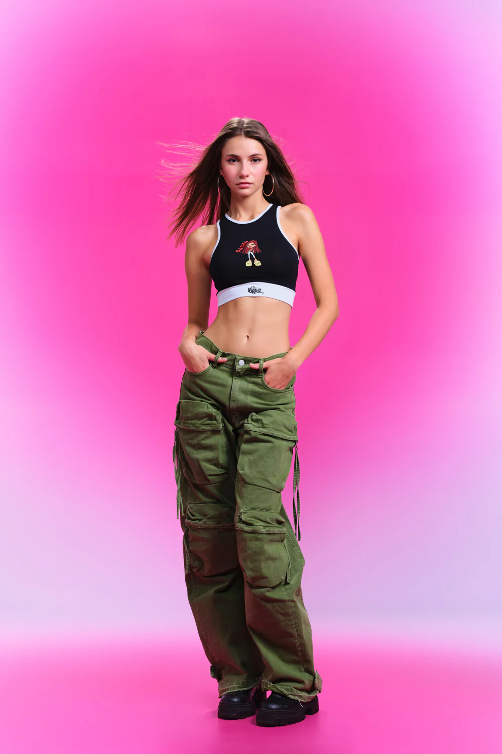 Sasha Crop Sports Tank - Image 3