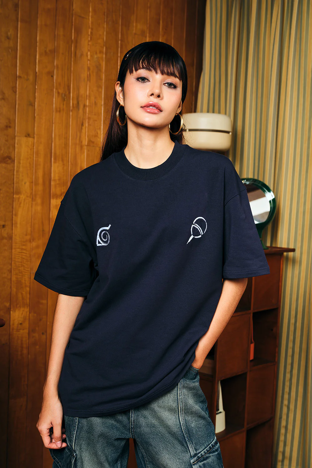 Sasuke Dojutsu Oversized T-shirt - Image 2