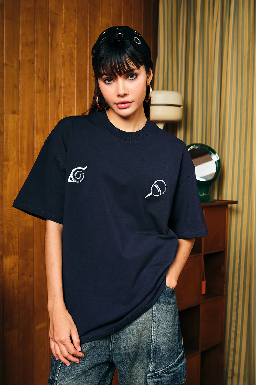 Sasuke Dojutsu Oversized T-shirt - Image 3