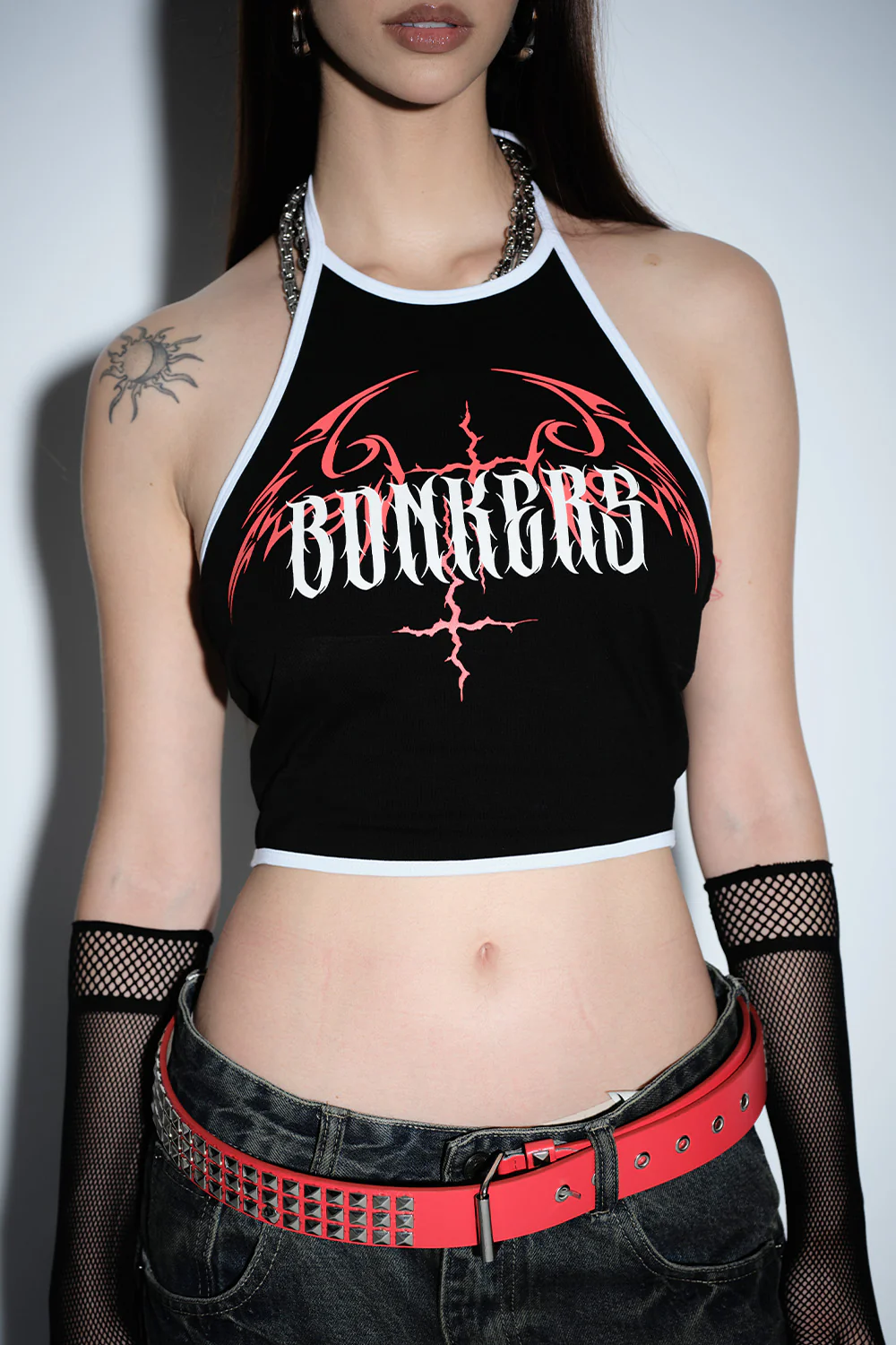 Scar Glyph Halter Neck Top - Image 3