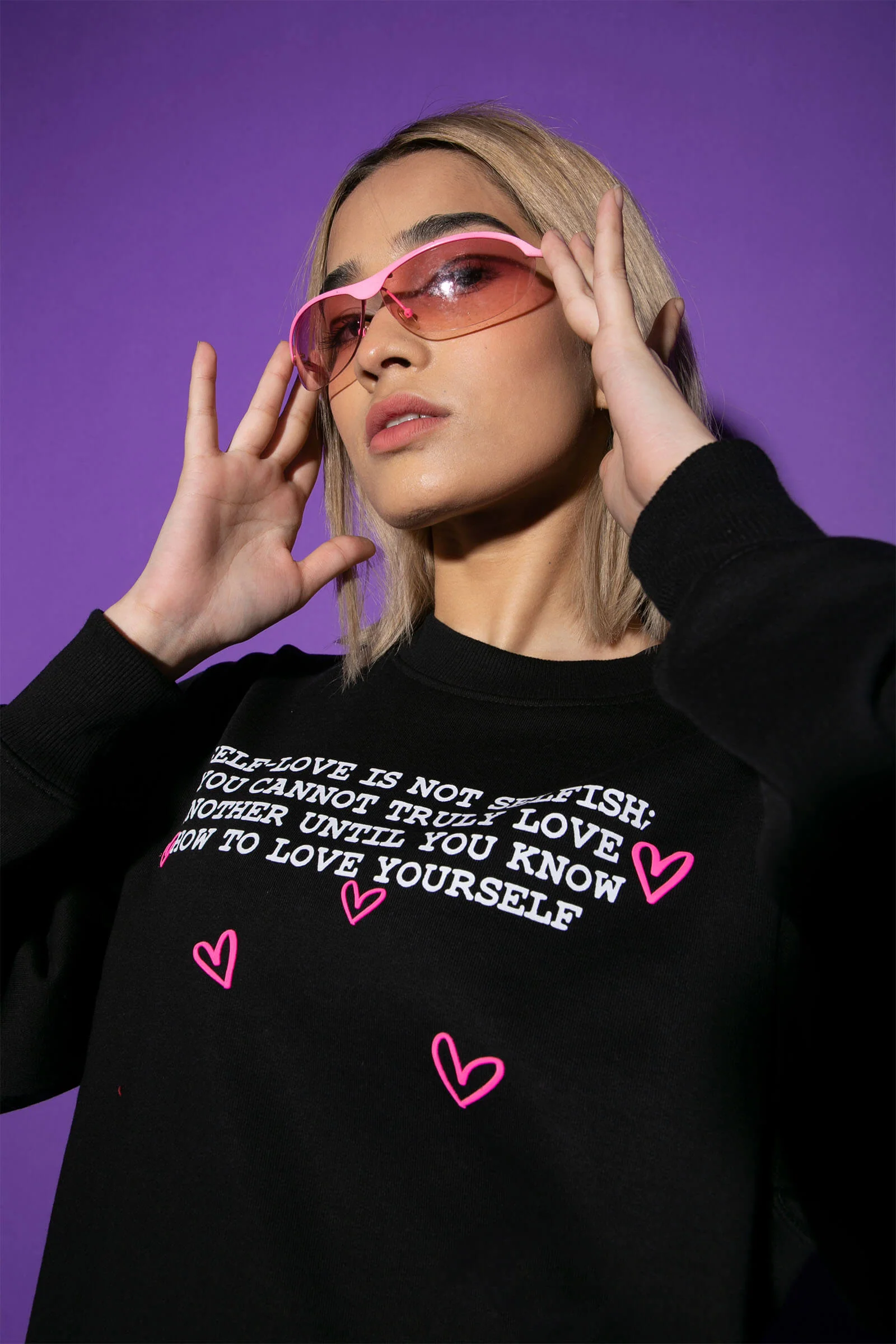 Self Love Oversized Heavyweight Sweatshirt - Image 5