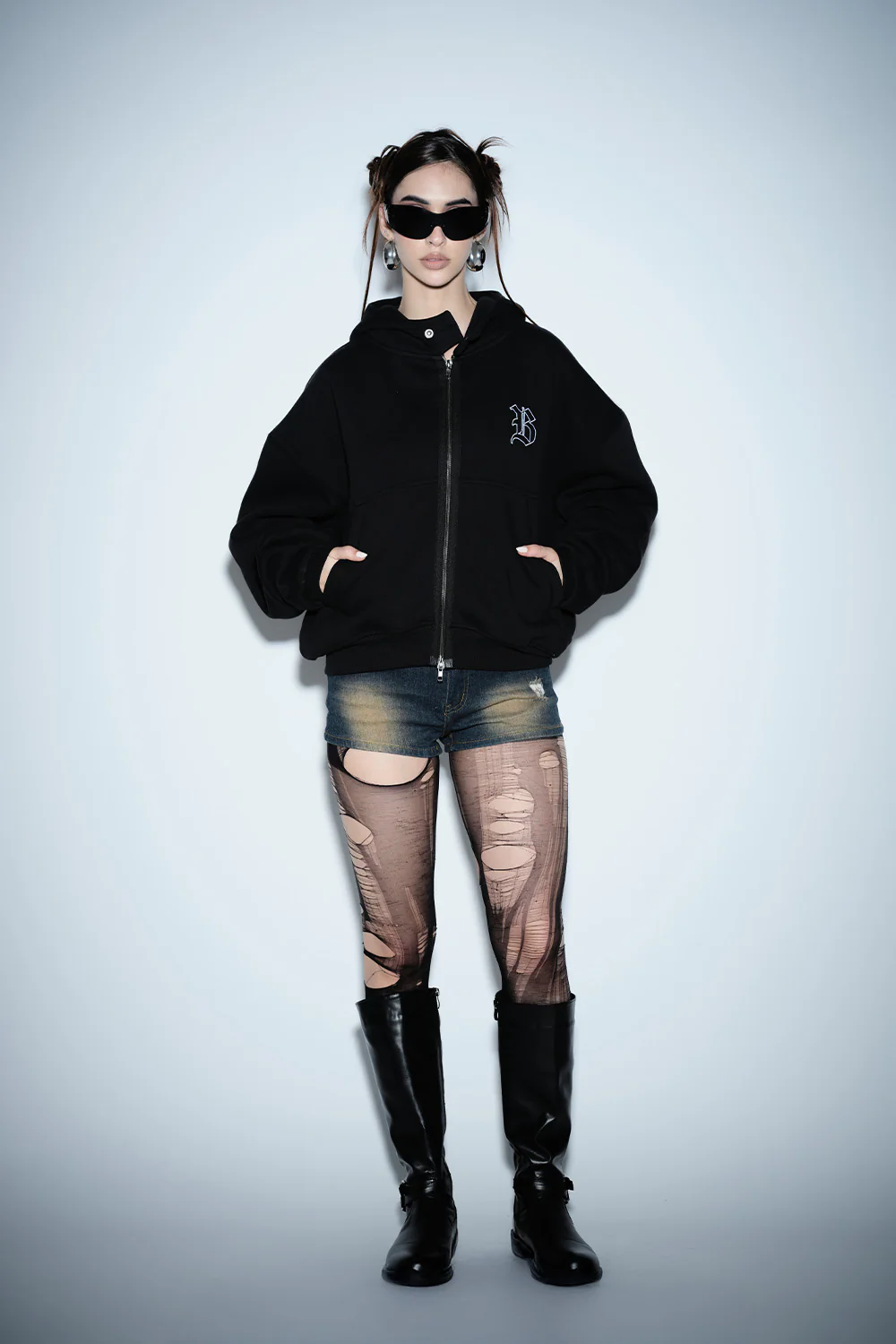 Shadow Sigil Zip Hoodie - Image 3