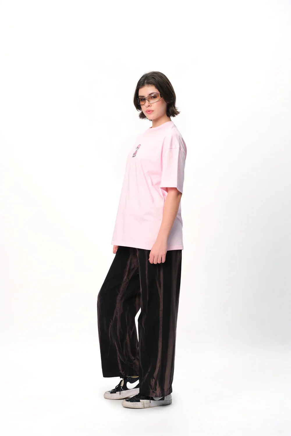 Sheep Me Embroidered Premium Oversized T-shirt - Image 7