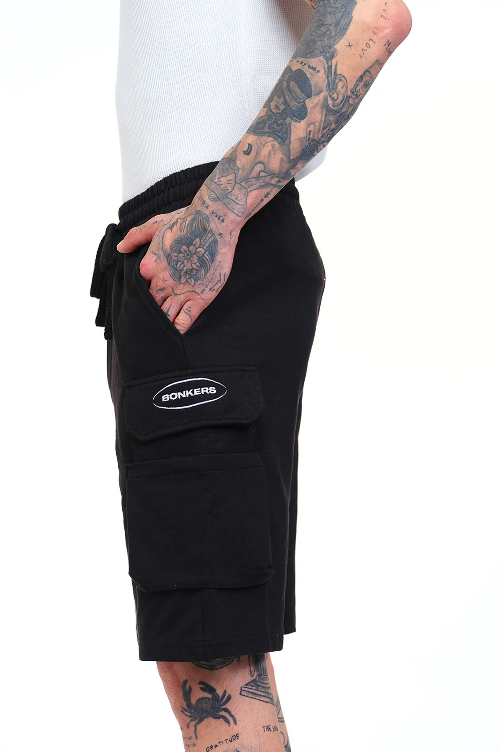 Signature 4 Pocket Black Utility Shorts - Image 3