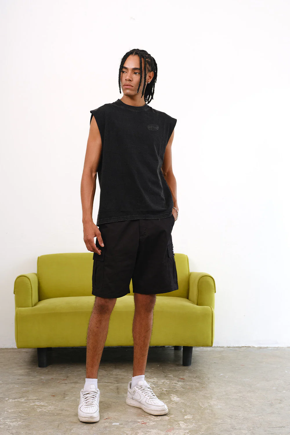 Signature Black Utility Shorts - Image 2