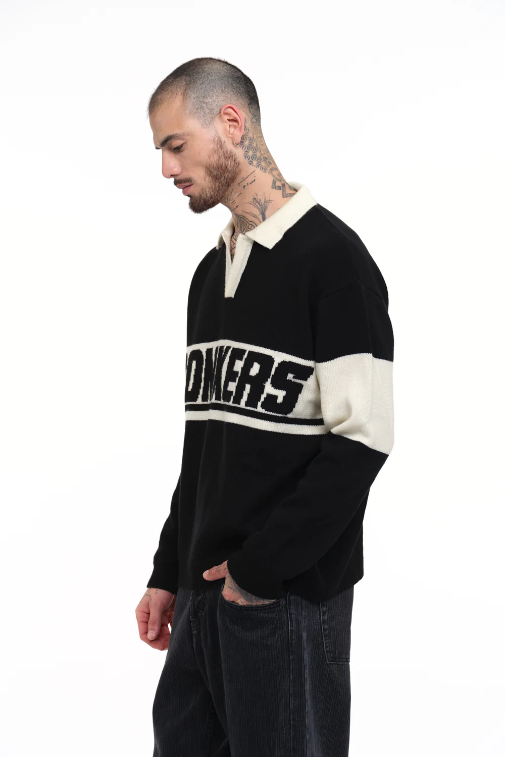 Signature Full Sleeves Knitted Polo - Image 6