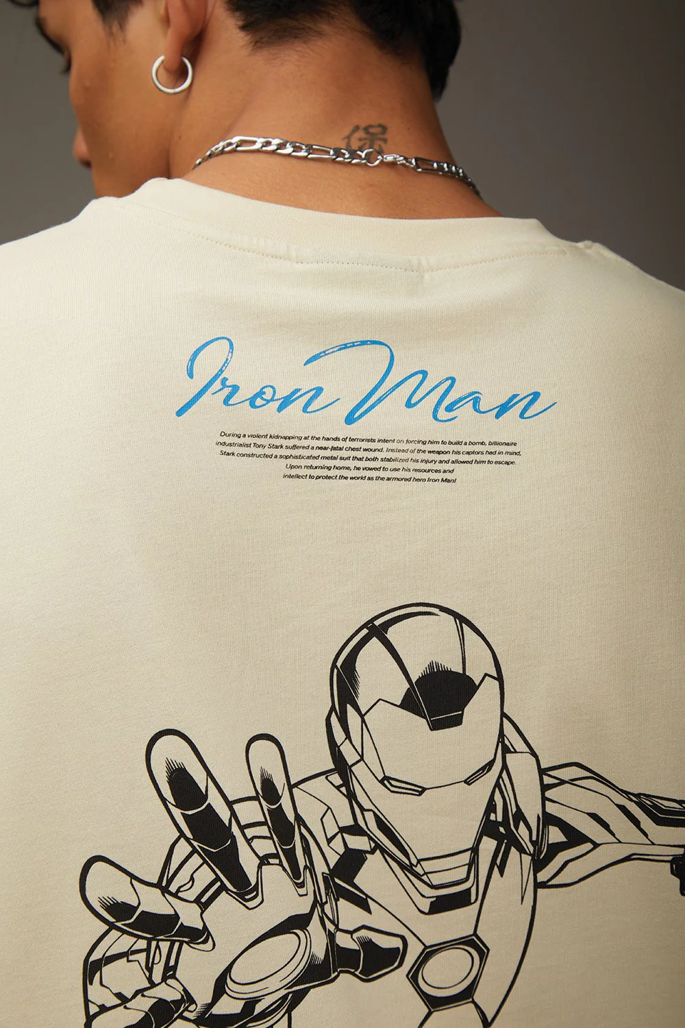Signature Iron Man Oversized T-shirt - Image 8